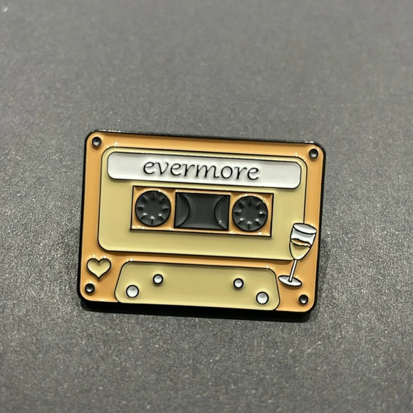 Accessories - Taylor Swift Evermore Cassette Metal Enamel Pin